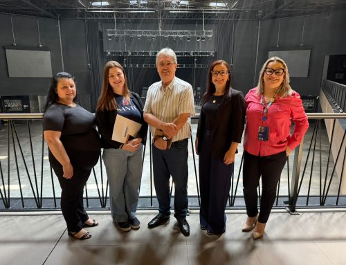 Organizadores do Encontro Catarinense de Hospitais fazem visita técnica à Arena Opus